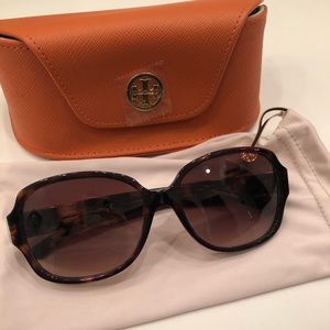 Tory Burch Tortoise Sunglasses with case